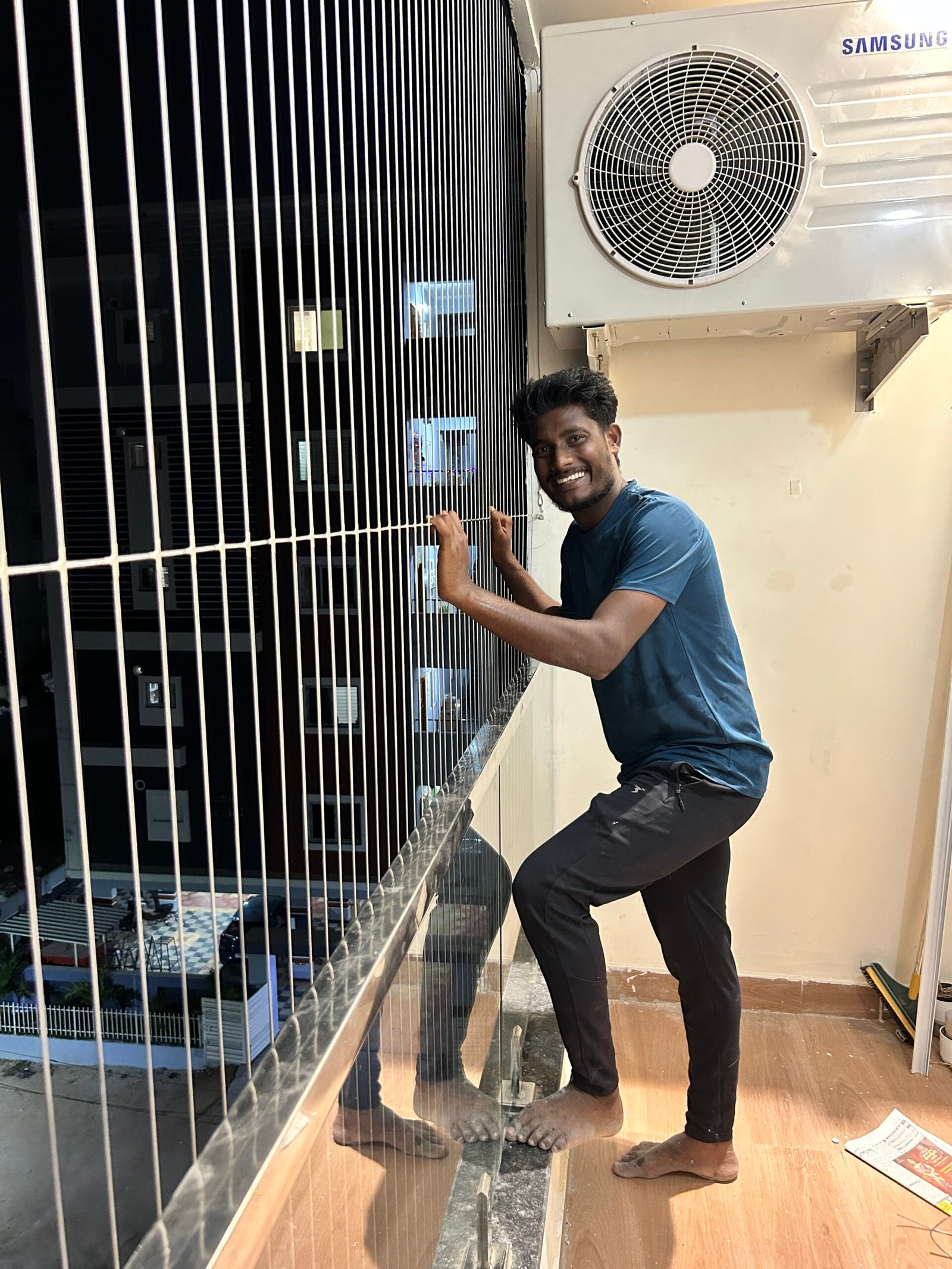 Invisible Grills Installation